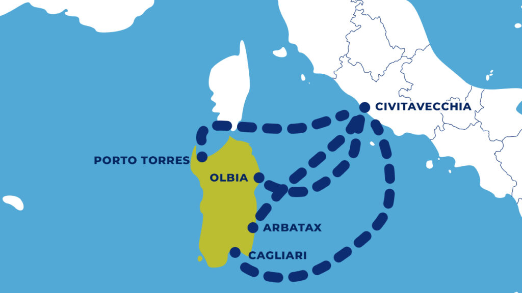 PORTO DI CIVITAVECCHIA - SARDEGNA